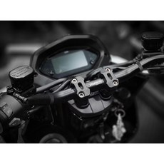 MMBCU DRG二代把手套餐：低把座總成、28mm粗把、含白鐵螺絲、油門線免繞，提升操控與穩定性, 1個, 單龍頭座+鋁合金把手+四隻鍍鈦螺絲,DRG(含增高座）