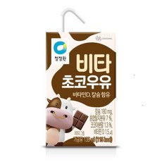 [얌얌마켓] 청정원 비타 초코 우유, 1개, 135ml
