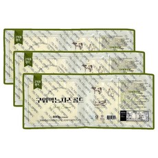 [산아푸드] 덴마크산 모짜렐라 구워먹는 치즈 400g 대용량 에어프라이어용, 3개