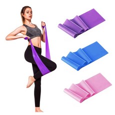 라텍스밴드 헬스 요가 스포츠 탄력 저항 튜빙 운동 스트레칭 고무밴드, 퍼플 free