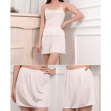 (뵈뵈)기본 무지 쿨 인견 속치마 슬립 속치마 슬립치마 슬립속치마 인견속치마 이너치마