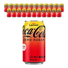코카콜라 제로 레몬, 350ml, 24개