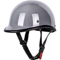 Yesmotor 오토바이 헬멧 하프 쉘 호크 스타일 컴팩트 경량 오픈 페이스 스트리트 바이크 크루저 모페드용 - DOT 승인 (그레이 XXL) 그외 각종 373054, 그레이