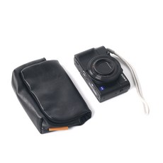 소니 RX100 / 캐논 G7 xmark 2 / 3 / 리코 GR2 / 3 포켓 카메라 파우치, 블랙, 1개