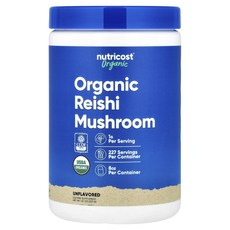 몸관리하세요 겨울입니다 Nutricost 유기농 영지버섯 무맛 227g(8.1oz) 특별관리진행, Nutricost유기농영지버섯무맛227g81oz, 1개