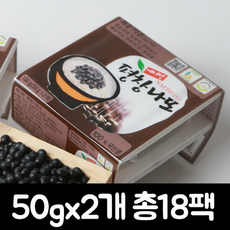 평창나또 쥐눈이콩나또 입, 50g, 36개