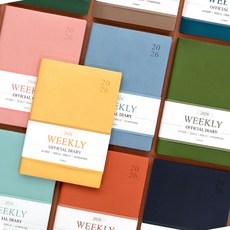 2026 A5 위클리 플래너 캘린더 빠른배송 학원 지류 하드커버, 네이비