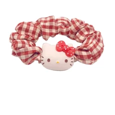 Kawaii Sanrio 헤어 액세서리 시리즈 헬로 키티 트렌디 소장 헤어 밴드 Kuromi 귀여운 헤어 밴드 아름다운, 07 02