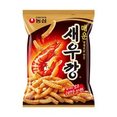 농심 매운 새우깡, 10개, 90g