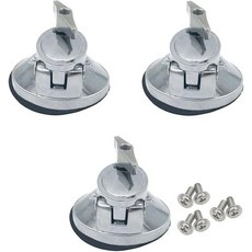 TUOREN 3Pcs 바닥 톰 레그 마운트 브래킷 패드 포함 합금 베이스 드럼 하드웨어 브래킷 스네어 스탠드 키트 부품용 타악기, TUOREN 패드 포함 플로어 톰 레그 마운트 브래킷, 1개