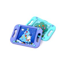 Hi-toys 益智掌上遊戲主題彈珠台 場景平衡滾珠玩具 激發兒童創造力 訓練手眼協調, 1個, 雙色隨機