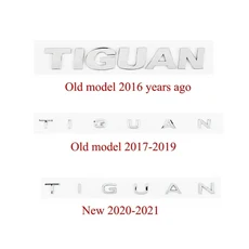 자동차 레터링 배지 Tiguan 16-21 용 뒷 트렁크 엠블럼 스티커 스타일링 액세서리 블랙 실버, 02 은, 01 Old 16 years ago