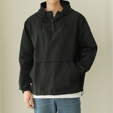 Bikend studio 男士休閒 Overfit 連帽衫半拉鍊 [1120]