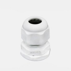 파이프 PG7 PG9 3-6.5mm 10pcs 글 케이블 흰색 PG16 나일론 검정색 랜드 플라스틱 PG11 IP68 커넥터 방수 PG19/21 PG13.5, WHITE, PG19, 1개