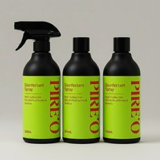 피레오 다용도 살균 소독 스프레이 세균 99.9% 제거, 500ml, 3개