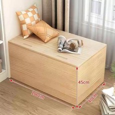 원목상자 보관함 나무박스 박스 우드 여닫이문 사각 다용도, 1개, M. 상부 개방 이문 100x40x45 원목 무도장