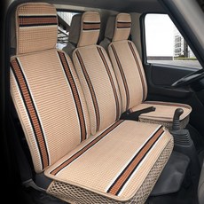 1톤트럭 통풍시트 화물차 좌석 여름용 봉고차 쿨링, 1개, Z1 베이지 표준 버전 - 3인용 좌석