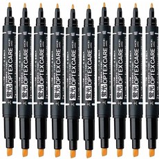 제브라 옵텍스 케어 형광펜 WKCR1 + 사은품(모닝 3색), 10개, 오렌지(OR)