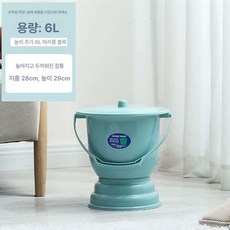 캠핑용 요강 휴대용 접이식 이동식좌변기 차박, 1개