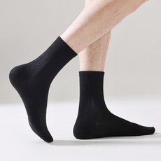 프리미엄 무지 중목 스포츠 커버 양말 12켤례