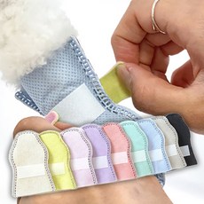 강아지 발사탕 양말 매쉬 부직포 애견 시츄 중형견 신발 소형견 일회용 신발 논슬립 슈즈 80매 혼합, 1박스, 베이비핑크(80매)