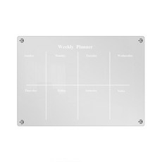 磁性留言白板 (贈白板筆*6) - 小白板 磁鐵記事板 可擦寫壓克力手寫板, 小白板-F款