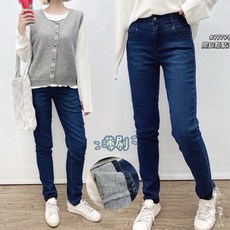 77793 開釦鬆緊薄刷修身褲 微鬆版型很修身 直腿版型超修飾小腿肚！ 全鬆緊腰頭 彈力很好很舒服