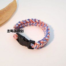 파라코드 비즈 청동 국기 조절 펜던트, 1개