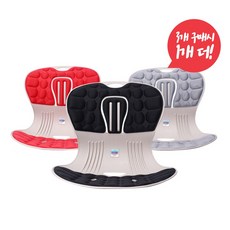 3+1 카이로핏 의자 와이더 바른자세 허리 체어 좌식의자, 본체-블랙 와이더, 쿠션-블랙