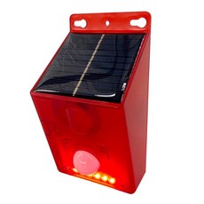 비상 태양광 태양열 동작감지 센서등 경광등 싸이렌 동물 퇴치기, 1개