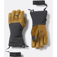 Rab Guide GORE-TEX 男款滑雪手套, BTN 黑/棕褐,L, 1個