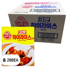 오뚜기 3분 하이라이스 소스, 200g, 288개