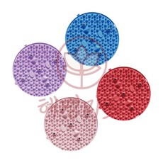 혜명만물몰 원형 발지압 매트 발바닥 지압판 55cm, 블루 외, 1개