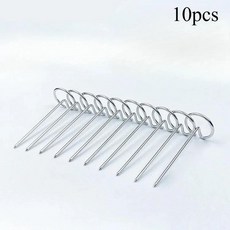 다기능 바베큐 꼬치 에어 프라이어 오븐 수직 베이킹 바늘 식품 등급 재료, 10pcs, 1개