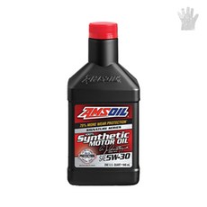 암스오일 시그니처 5W30 1QT 합성엔진오일 합성유 + 비닐장갑 1장, 1개, 946ml