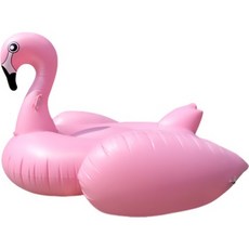 大人兒童適用獨角獸造型浮床 加大加寬PVC材質水上浮具 泳池海灘戲水玩具, 粉色, 1個