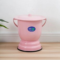 요강 간이 소변기 이동식좌변기 차박 이동 캠핑용 이동식, 1개, 높은형 핑크 29cm B