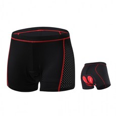 (레드) 굿라이더 쿠션 자전거 팬츠 속바지(L), 1개, 상세페이지 참조