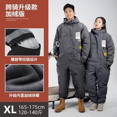 배달 방한복 정비복 겨울 동계 스즈끼복 여성용 점프슈트, 1개, 11_크로스라이딩플러스벨벳그레이XL