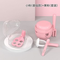 寶寶健樂 寶寶輔食果泥研磨器套裝 手動料理多功能, 小粉    果粉, 1個