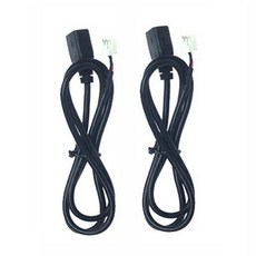 100cm 자동차 오디오 대시 플러시 마운트 USB 포트 패널 오토보트 AUX USB 연장 케이블 어댑터 4핀+6핀 커넥터 내구성 2배, 1개