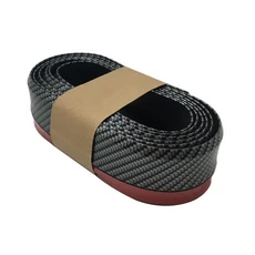 자동차 범용 앞 범퍼 립 보호대 탄소 섬유 충돌 및 긁힘 방지 액세서리, 07 Carbon fiber black