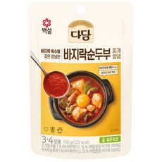 백설 다담 바지락 순두부 찌개양념, 2개, 130g