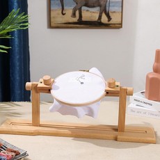 J 刺繡架 桌面繡架 繡繃 實木 圓形 長方形, 1個