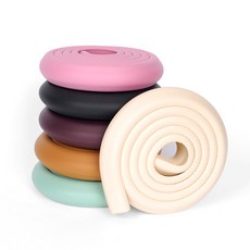잘라쓰는 말랑 쿠션 2M 고급형 모서리보호대 두께 12mm L형 안전가드, 민트, 3개