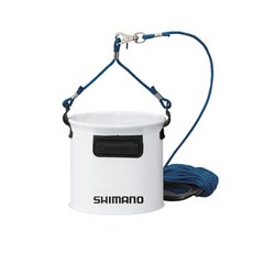[인수상회] 시마노 BK-053Q 두레박 바다 낚시 물통, 화이트