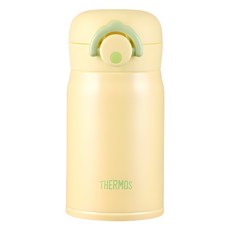 THERMOS 膳魔師 我的設計第2代按壓式保溫瓶 JNR-251K+可愛貼紙組, 250ml, 黃色 萊姆綠(保溫瓶)+隨機出貨(可愛貼紙), 1組