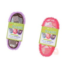 넛츠샵 청소 슬리퍼 극세사 걸레거실화, FREE 임의배송