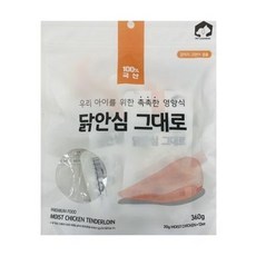 펫러닝 강아지 고양이 닭안심 그대로 간식 12p, 닭가슴살, 360g, 1개