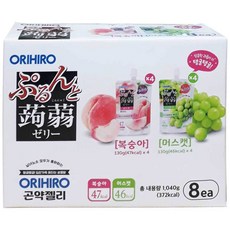 오리히로 과일 곤약젤리 130g x 8개입, 1개